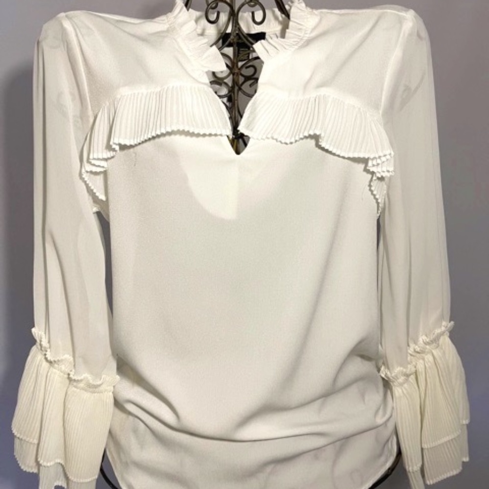 Melissa Paige White Blouse